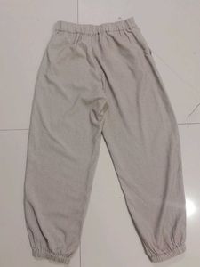 Beige Balloon Pants
