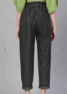 Women Black Boyfriend Jeans
