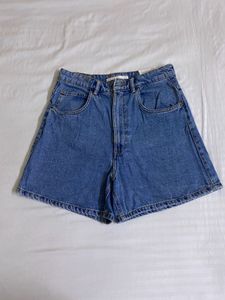 Zara Denim Shorts Waist 30