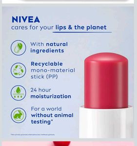 Combo Of 2 Nivea Lip Balm