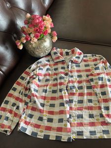 Cute Smiley Face Night Suit Set