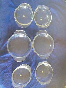 3 Glass Bouls Useful For Keeping Curries