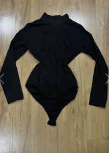 Black Long Sleeve Bodysuit