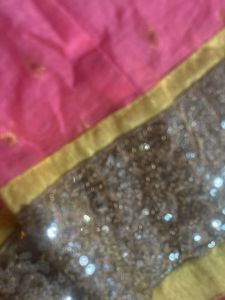 Pink &amp; Gold Sparkle Skirt