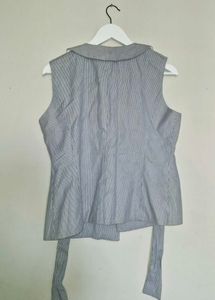 Allen Solly Blue Vest Jacket