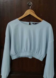 Zara Cropped Top &amp; Pants Set