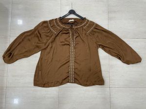 ✨Sienna Dream: Embroidered Boho Blouse! 🧡