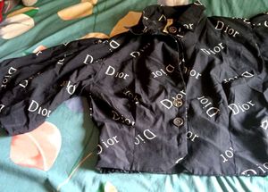 Dior Print Cropped Jacket