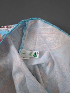 Paisley Print Backless Dress