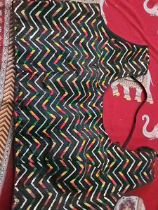 Padded Back Open Blouse