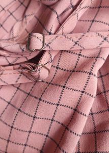 Checkered Wide-Leg Jumpsuit