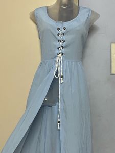 Pintrest Blue One Pieces Dress