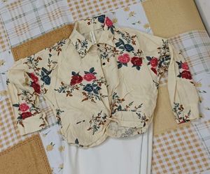 Collar Crop Top