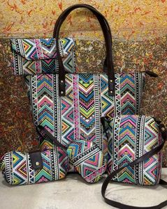 Colorful Handbag Set