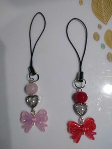 •Mini Bow Phone Charm•