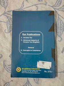 B.COM 2ND YEAR, 4TH SEM INCOME TAX TEXT BOOK