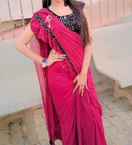 Stylish Pre-Draped Saree