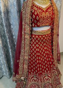 Red Bridal Lehenga Choli