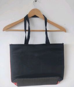 Embroidered Folk Art Tote Bag