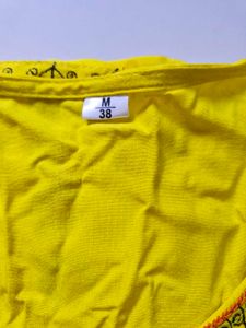 Beautiful Yellow Kurti For Women