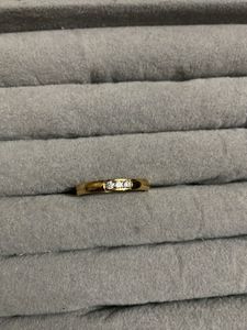 Rhinestone Gold Ring