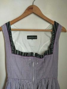 Beautiful Gingham Trendy Korean Dress