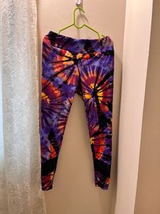 Tie-Dye Print Leggings