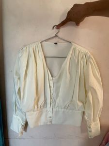 Elegant Cream Blouse