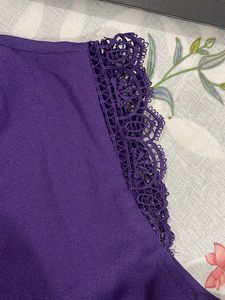 purpel office /casual top