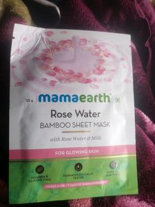 Rose Water Bamboo Sheet Mask