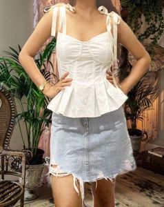 White Corset Top