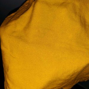 Women Short Yellow Kurti