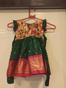 Ethnic Green Dress