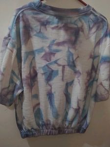Tie Dye Cropped T-Shirt
