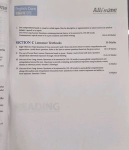 English Core Class 12 Study Material 📚