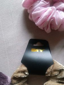 Combo Of 8 Scrunchie Bundle