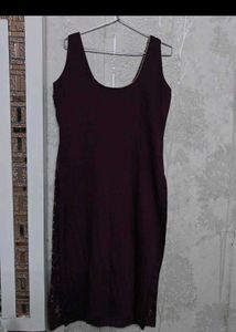 Its Dark Maroon Shade Stitchied Suit Pant Dupatta