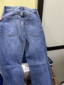 Ripped Wide Leg Jeans