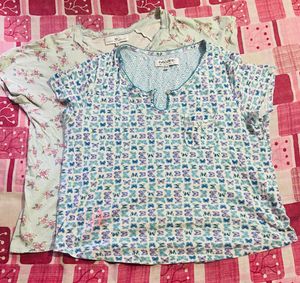 Floral Print Tops (Set of 2) From Thailand