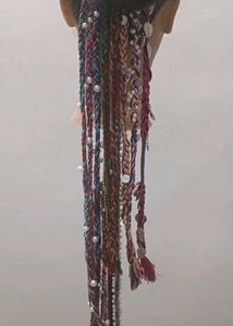Braided Hair Accessory With 10 Strings