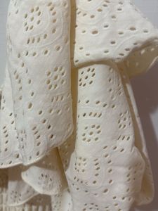 Cream Ruffle Sleeve Crop Top