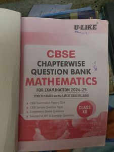 U-LIKE CBSE CHAPTERWISE QUESTION BANK MATHEMATICS