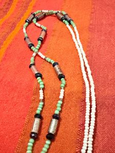 Beaded Tassel Necklace