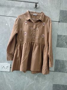Boho Embroidered Tunic Top