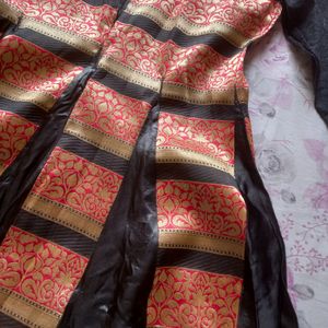 Stylish Brocade Part Wear Frock