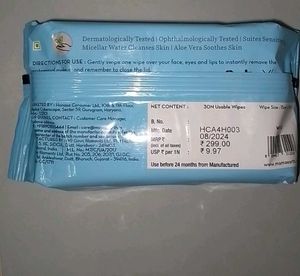 Mamaearth Makeup Remover Wipes