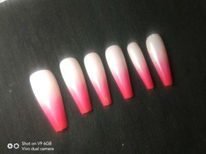 Pink Ombre Press-On Nails
