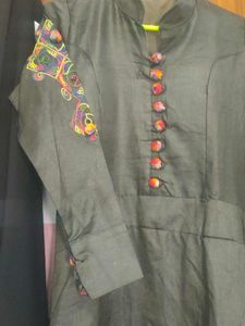 Embroidered gown frock jaipuri 2days Order Availab