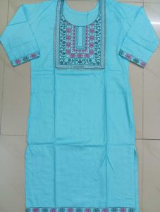 New Kurti With Thread Work