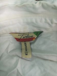 Branded White Shirt Size-M